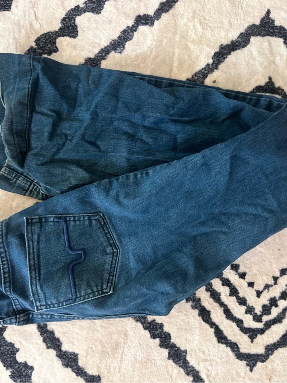 Kimes Ranch Blue Flared Wide-Leg Jeans